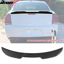 Fits 11-23 Chrysler 300 Trunk Spoiler Carbon Fiber Print M Style Rear Wing ABS