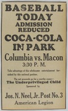Vintage 1936 Coca Cola Coke Baseball Newspaper Print Ad