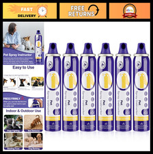 6 Pack Dog Training Corrector Spray 80ml - Stop Barking, Jumping, Food Theft - S