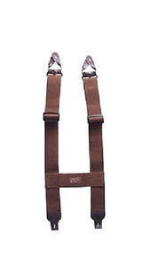 2-inch-wide-elastic-wader-boot-suspenders-outdoor-brown