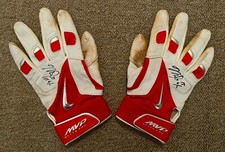 Mike Trout Anderson Authentics PSA JSA Game Used Autographed Batting Gloves 2015