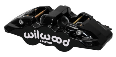Wilwood 120-13293 Aero6 Radialer Bremssattel Rechts 6 Kolben Schwarz