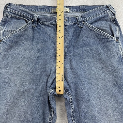 Lee Latzhose Vintage Carpenter Jeans Herren 38x32 Blau Grunge Distressed Baggy Skater - Bild 7 von 10