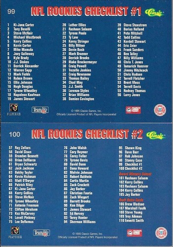 NFL and XFL football complete sets 1990-2001 FREE SHIPPING - Picture 25 of 27