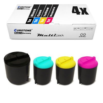 4x Toner für Samsung CLP 300 NG N, CLP-300A CMYK