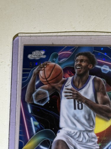 23/24 Topps Chrome Cosmic Blue Refractor /99 #171 Olivier-Maxence Prosper RC - Bild 2 von 3
