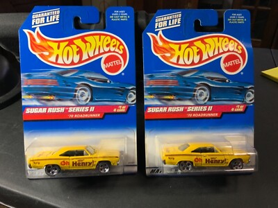 【1999/5000台限定】ホットウィール プリマスロードランナー ミニカー ホットウィール プレミアム 2パック プリマス スーパーバード