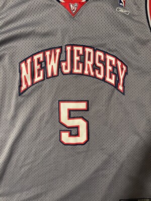 Reebok NBA New Jersey Nets 'Jason Kidd' #5 Swingman Jersey • Sz