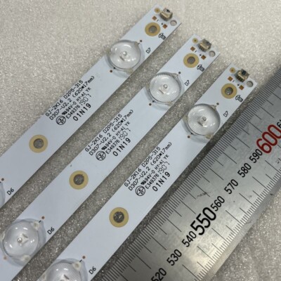 3pcs LED strip for 32PFS6401 KDL-32R330D 32PHS5301 32PFS5501 LB32080 V0 32LH500D