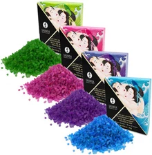 Shunga Moonlight Bath Dead Sea Salt Crystals 2.6 oz - Select Fragrance