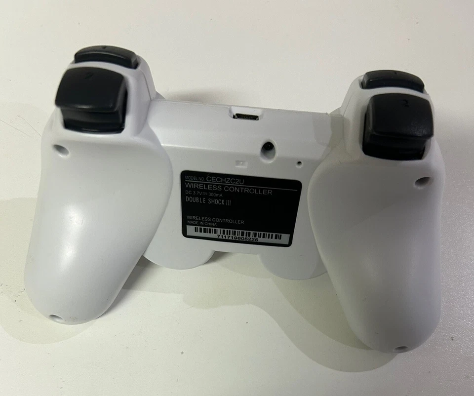 Anime Manga Girl White For PS3 Wireless Controller Game Control Pad Japan Lady - Image 2 of 2