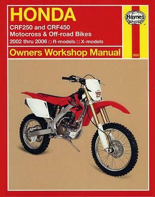 Honda CRF250 & CRF450 (02 - 06) by Haynes Publishing (Paperback, 2006)