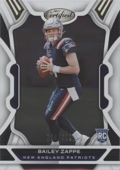 2022 Panini Certified - Rookies #121 Bailey Zappe /399 PATRIOTS PSA 9 (RC)