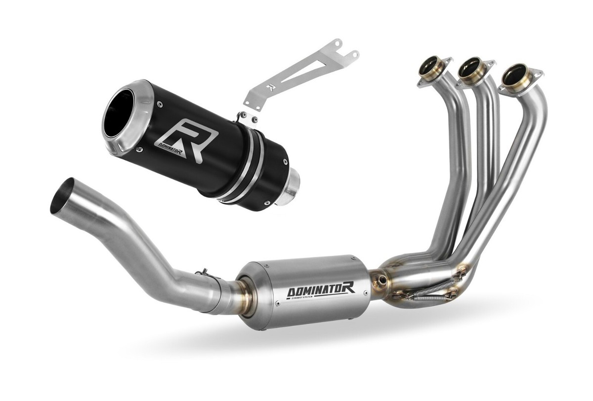 MT 09 2021 - 2023 EX Full Exhaust System Silencer GP BLACK