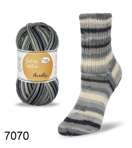 (58€/kg) Großknäul 150 gr RELLANA Sockenwolle 6-fach uni oder color - Bild 24 von 31