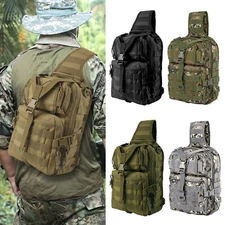 Tactical Sling Bag Pack Range Bag Military Rover Assault Shoulder Backpack Molle