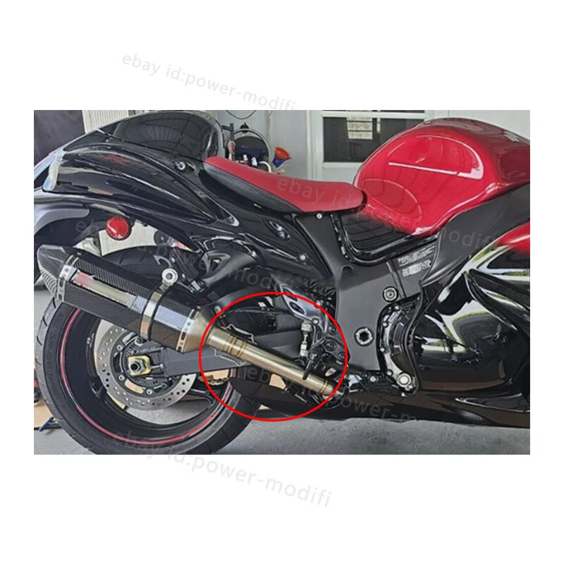 Escape de 51 mm para Suzuki Hayabusa GSX1300R 2008-2020 izquierda derecha tubo medio conexión Foto 2 de 4