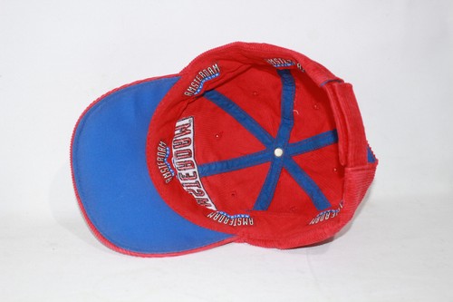 Cappello berretto navigatore Amsterdam taglia unica regolabile velluto a coste rosso birra olandese - Foto 10 di 15