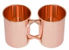 2 Copper Mugs 16oz Moscow Mule 100% Copper Mug Home Decor Barware India Gift