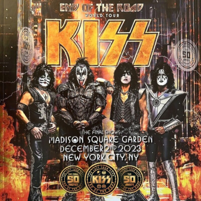 KISS - End of the Road World Tour 2023 Final NY Madison Square Garden SBD  (2CD) | eBay
