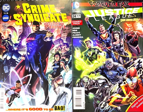 Justice League #24 / Crime Syndicate #1 NM (2013-2021)💥Ultraman Origin💥