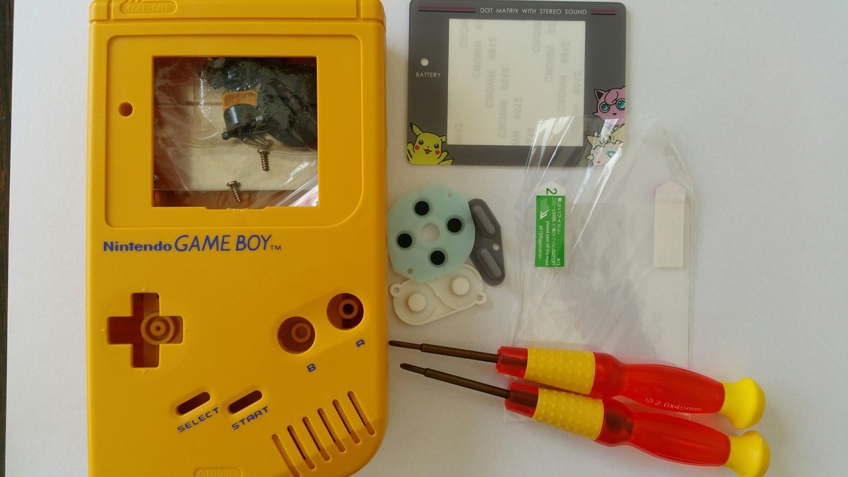 Étui Gameboy Classique Pokemon Jaune Pour Téléphone - Neuf (ouvert, Jamais Utilisé)