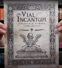 Wizarding Trunk The Vial Incantum Poisons & Curiosities Shop Print Harry Potter