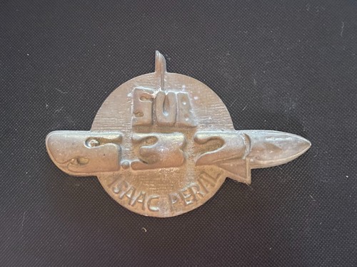 Ejercito Español escudos de laton Armada, Dedalo,,Helipuerto, ETEA, Isaac Peral - Imagen 4 de 7