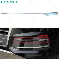 For Audi Q7 2016-2019 Left Front Bumper Fog Light Cover Upper Trim Strip Molding