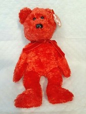 Ty Beanie Baby SIZZLE Red Valentine Bear soft 2001 new with tags