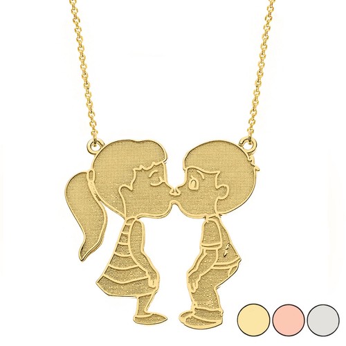 Solid 14k Gold Or 925 Silver Boy Girl 