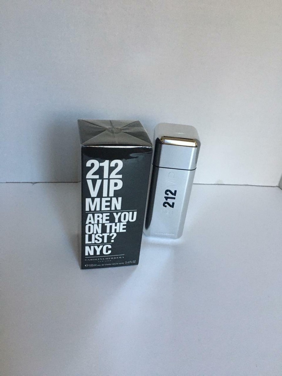 212 VIP Men by Carolina Herrera Eau De Toilette Spray Old Packaging  2012-2014