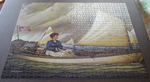 Charles Wysocki Thinking About Horatio 1000 Piece Jigsaw Puzzle Complete - 第 7/9 張圖片