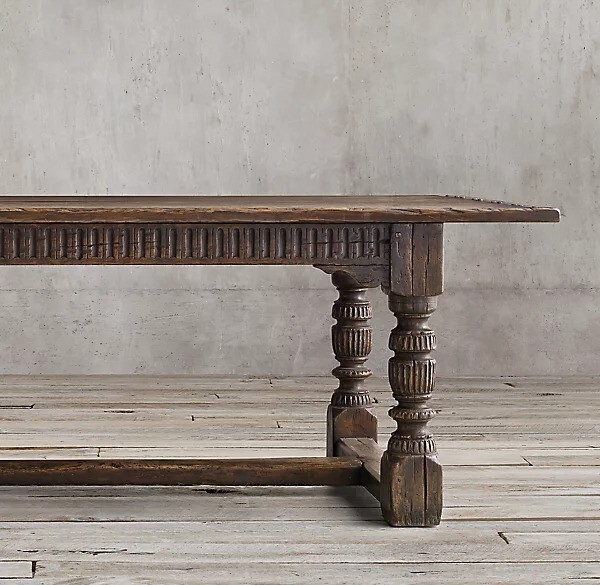Rustic Farmhouse Dining Table eBay