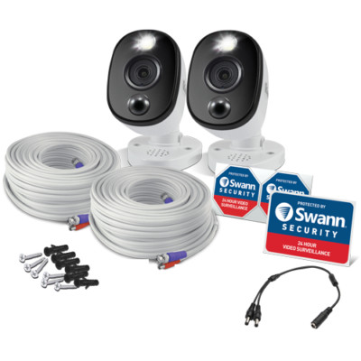 Swann PRO-4KWLB 4K Kugel CCTV Kamera Sensor Warnung Licht Sirene Für DVR 5680