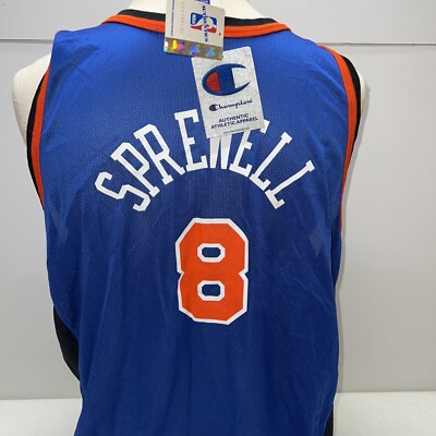 Vintage Champion Latrell Sprewell New York Knicks Jersey Sz
