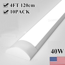 10 PACK 4FT LED SHOP LIGHT 6500K Daylight Fixture LED Ceiling Lights Garage Lamp