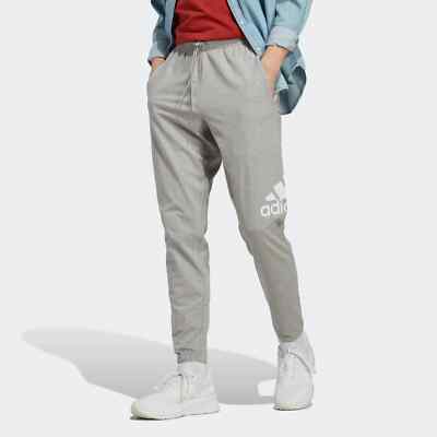 ADIDAS men's essentials single jersey tapered badge of sport pants - MEDIUM