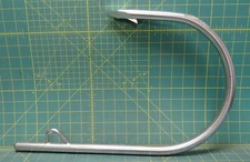 10" Flying Gaff Fishing Hook Stainless Steel 1" Loop Triangular Easy to Sharpen