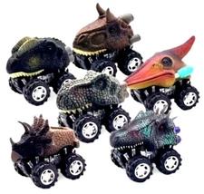 Dinosaur Toy Cars Pull Back Friction Spring Recommended Age 3+ Fun NEW