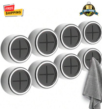 5 pcs Self-Adhesive Kitchen Towel Holder Wall Mount, No Drilling