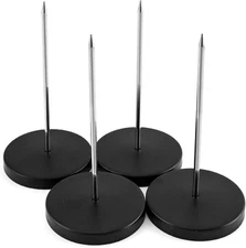 4 Pack Desk Receipt Spike Holder 5.5” Bill Fork Spindle for Restaurant Office