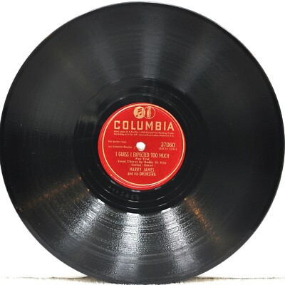 HARRY JAMES ''And Then It's Heaven / I Guess I Expected Too Much'' 78RPM 