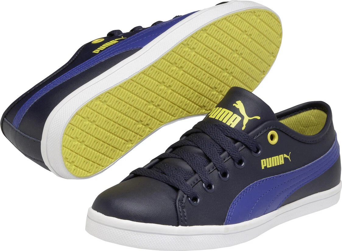 Puma Elsu Sl For 356824 10 Size 38 5 Boys Trainers Blue New IN Original