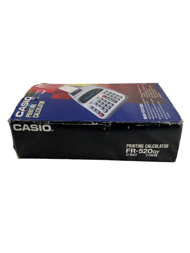 Casio Calculator Model FR-520gy 12-Digit - Picture 9 of 17