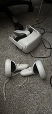 Meta Oculus Quest 2  Virtual Reality Headset - White with haptic vest never used