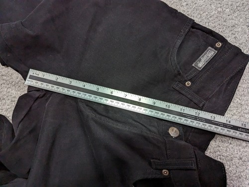 WRANGLER Texas Stretch Men Black Classic Retro Western Denim Jeans Pants W31 L34 - Picture 7 of 14
