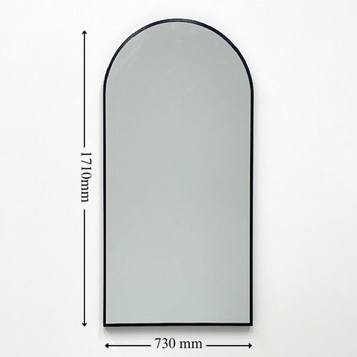 Arch Full Length Dressing Mirror 171x73cm Gold PU Frame Elegant Décor Bedroom - Picture 6 of 6