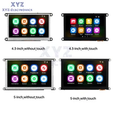 4.3/5inch ESP32-S3 WiFi Bluetooth Development Board IPS Capacitive Touch Module