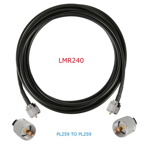 UHF PL259 Coax Cable LMR240 PL259 SO239 Male to SMA Female Extension Cable lot - Picture 19 of 27